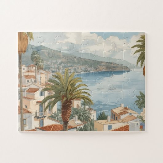 Balearische Eilanden Oude Franse Reis Legpuzzel (Horizontaal)