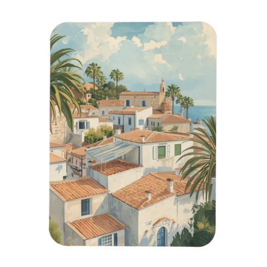 Balearische Eilanden Oude Franse Reis Magneet (Verticaal)