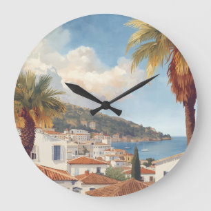 Balearische Eilanden Vintage Franse Reis Grote Klok