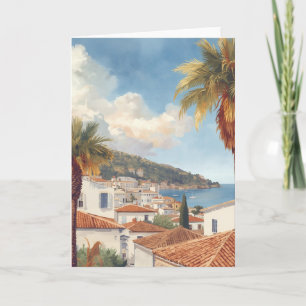 Balearische Eilanden Vintage Franse Reis Kaart