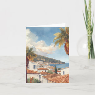 Balearische Eilanden Vintage Franse Reis Kaart