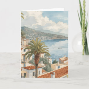 Balearische Eilanden Vintage Franse Reis Kaart