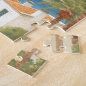 Balearische Eilanden Vintage Franse Reis Legpuzzel (Zijkant)