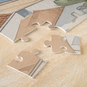 Balearische Eilanden Vintage Franse Reis Legpuzzel (Zijkant)