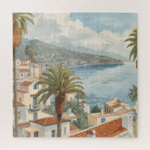 Balearische Eilanden Vintage Franse Reis Legpuzzel