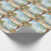 Baleartse Eilanden Oude Franse Reis Cadeaupapier (Hoek)