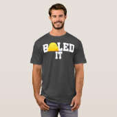 Baled it Farmer Humor Farming Pun Jokes T-shirt (Voorkant volledig)
