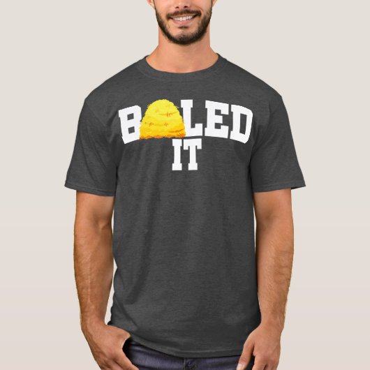 Baled it Farmer Humor Farming Pun Jokes T-shirt (Voorkant)