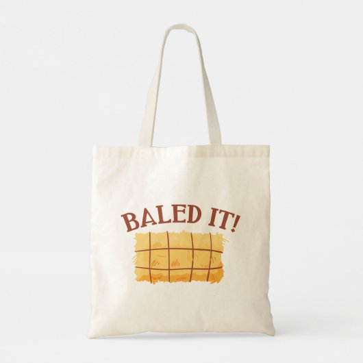 Baled It Tote Bag (Achterkant)