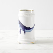 Baleia azul de vidro -  Blue Glass Whale Bierpul (Center)