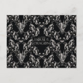 Balerion Skull Patroon Briefkaart (Voorkant)