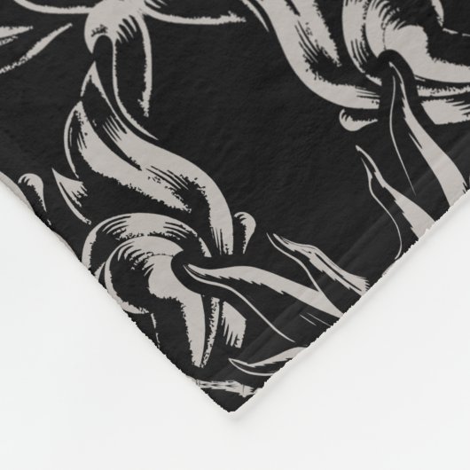 Balerion Skull Patroon Fleece Deken (Hoek)