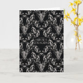 Balerion Skull Patroon Kaart (Gele Bloem)