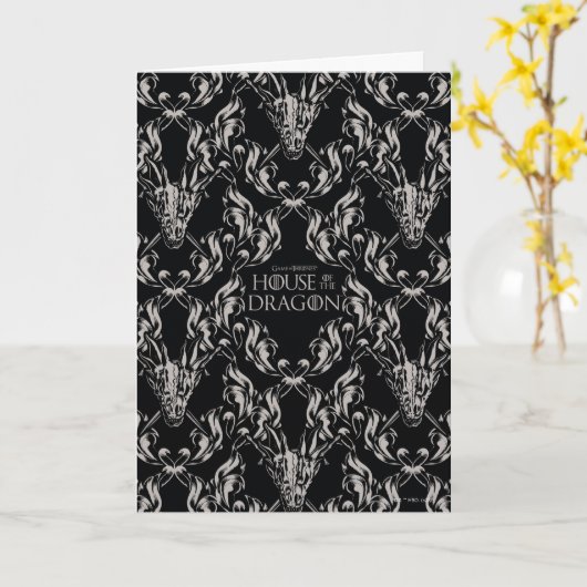 Balerion Skull Patroon Kaart (Gele Bloem)