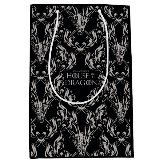 Balerion Skull Patroon Medium Cadeauzakje (Voorkant)