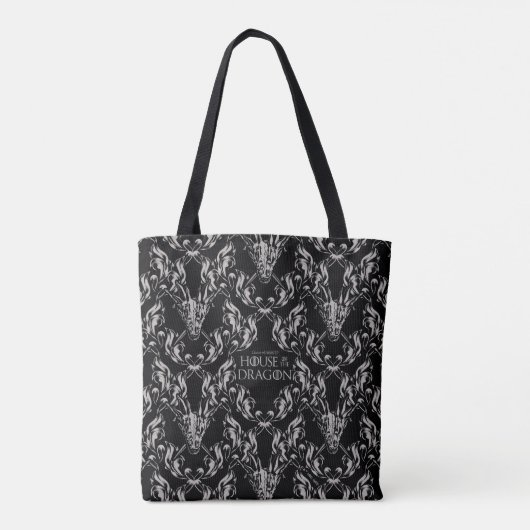 Balerion Skull Patroon Tote Bag (Achterkant)