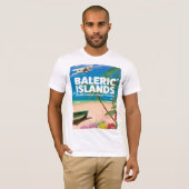Balerseilanden Middellandse-Zeeparadijs T-shirt (Voorkant volledig)