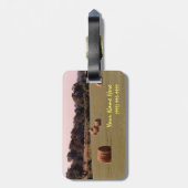 Bales Gepersonaliseerd Bagagelabel (Achterkant verticaal)