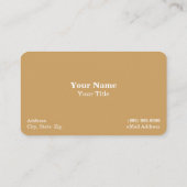 Bales van Hay Visitekaartje (Achterkant)