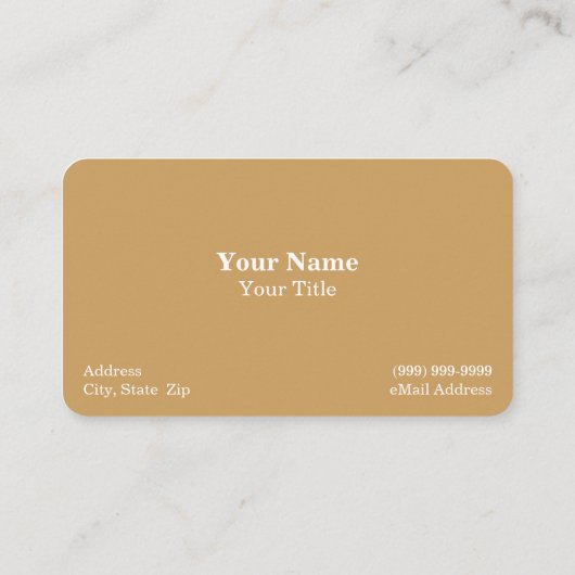 Bales van Hay Visitekaartje (Achterkant)