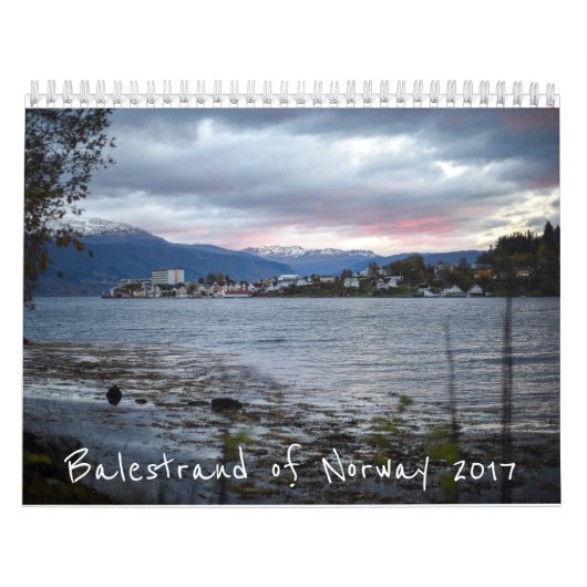 Balestrand van Noorwegen Agenda 2017 Kalender (Hoes)