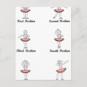 baletposities dab briefkaart (Voorkant)