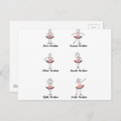 baletposities dab briefkaart (Voorkant / Achterkant)