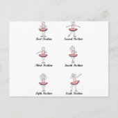 baletposities dab briefkaart (Voorkant)