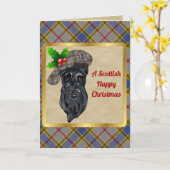 Balfour Badge & Tartan Persoonlijke mas Kaart (Gele Bloem)