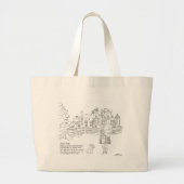 Balfour Castle Highland Gent Scottie Dog Canvas ta Grote Tote Bag (Voorkant)