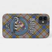 Balfour Clan Badge & Tartan Telefoonhoesje Case-Mate iPhone Case (Achterkant (horizontaal))