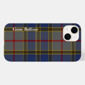 Balfour Clan Tartan Pset Case-Mate iPhone Case (Achterkant (horizontaal))