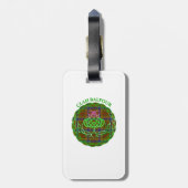 Balfour Scottish Tartan Celtic Thistle Bagagelabel (Achterkant verticaal)