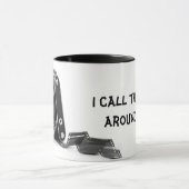 balgcamera met rol film mok (Midden)