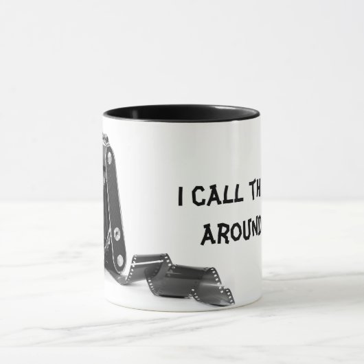 balgcamera met rol film mok (Midden)