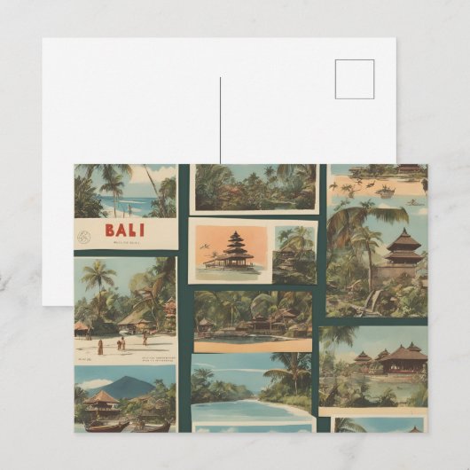 Bali (12) briefkaart (Voorkant / Achterkant)