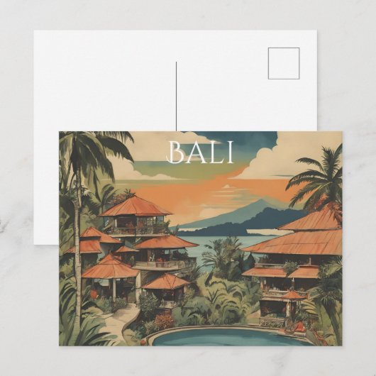 Bali (18) briefkaart (Voorkant / Achterkant)