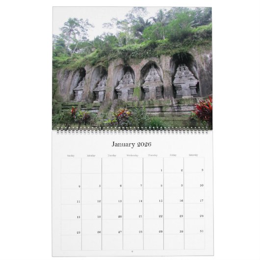 Bali 2025 groot kalender (Jan 2026)