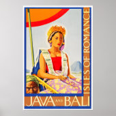 Bali Art Java Reisposter Toerisme Prin Poster (Voorkant)