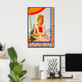Bali Art Java Reisposter Toerisme Prin Poster (Thuiskantoor)