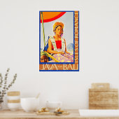 Bali Art Java Reisposter Toerisme Print (TR18)a (Keuken)