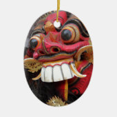 Bali Barong-masker Keramisch Ornament (Voorkant)