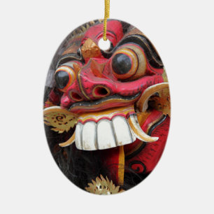 Bali Barong-masker Keramisch Ornament