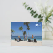 Bali Beach Indonesia Briefkaart (Staand voorkant)