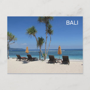 Bali Beach Indonesia Briefkaart