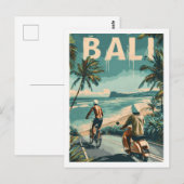 Bali Beach Indonesië  bekende reisplaats Briefkaart (Voorkant / Achterkant)