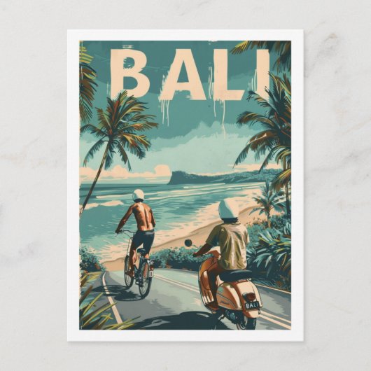 Bali Beach Indonesië  bekende reisplaats Briefkaart (Voorkant)