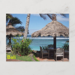 Bali Beach Scene Briefkaart