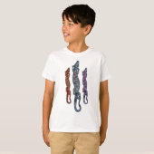 BALI blauw vioolrood T-shirt (Voorkant volledig)