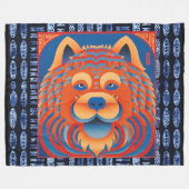 BALI BLISS Chow Fleece Deken (Voorkant (Horizontaal))